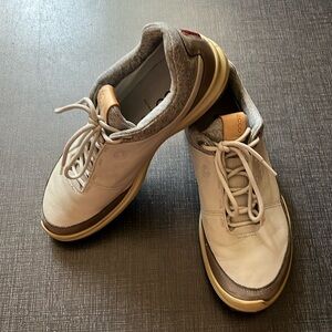 Ecco spike-less yak leather “Golf” shoes